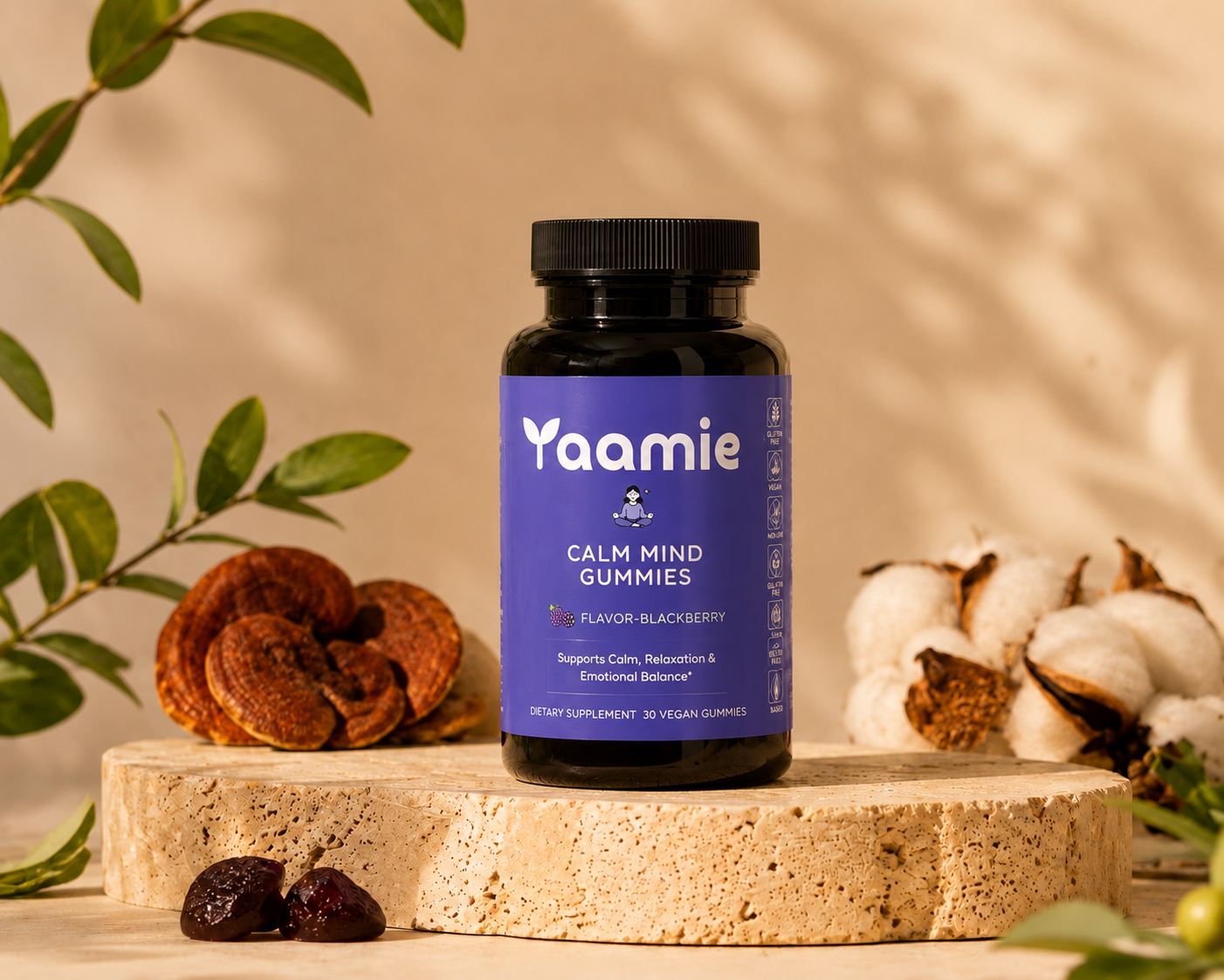 Yaamie Reishi Relax Gummies